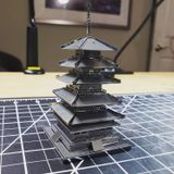  Mô Hình Kim Loại Lắp Ráp 3D Metal Mosaic Chùa To-ji – MP691 