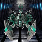 Mô Hình Kim Loại Lắp Ráp 3D Microworld Bọ Cạp Bóng Đêm (234 mảnh, màu xanh lá, Green Devil Scorpion) DS002 - MP1171 