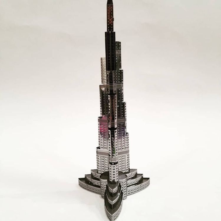  Mô Hình Kim Loại Lắp Ráp 3D Metal Mosaic Burj Khalifa – MP887 