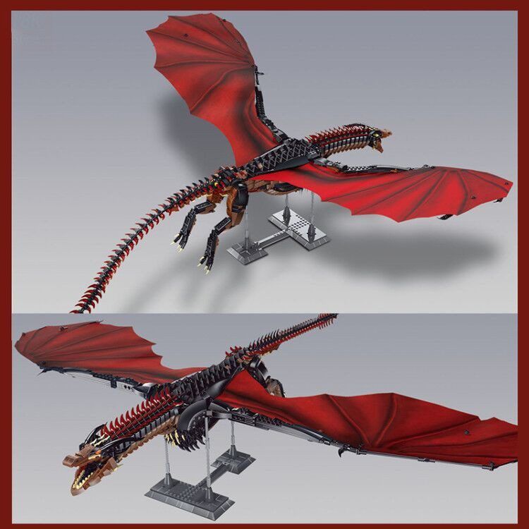  Mô Hình Nhựa 3D Lắp Ráp 18K Super Game of Thrones Con Rồng Lửa Drogon 9901 (1889 mảnh) - LG0058 