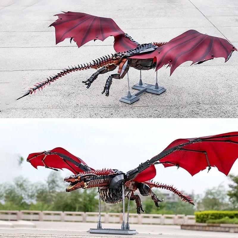  Mô Hình Nhựa 3D Lắp Ráp 18K Super Game of Thrones Con Rồng Lửa Drogon 9901 (1889 mảnh) - LG0058 