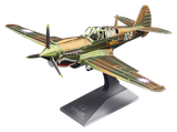  Mô Hình Kim Loại 3D Lắp Ráp Metal Head Máy Bay Tiêm Kích P-40 Warhawk – MP1058 