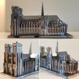  Mô Hình Kim Loại Lắp Ráp 3D Metal Mosaic Nhà Thờ Đức Bà Notre Dame De Paris – MP696 