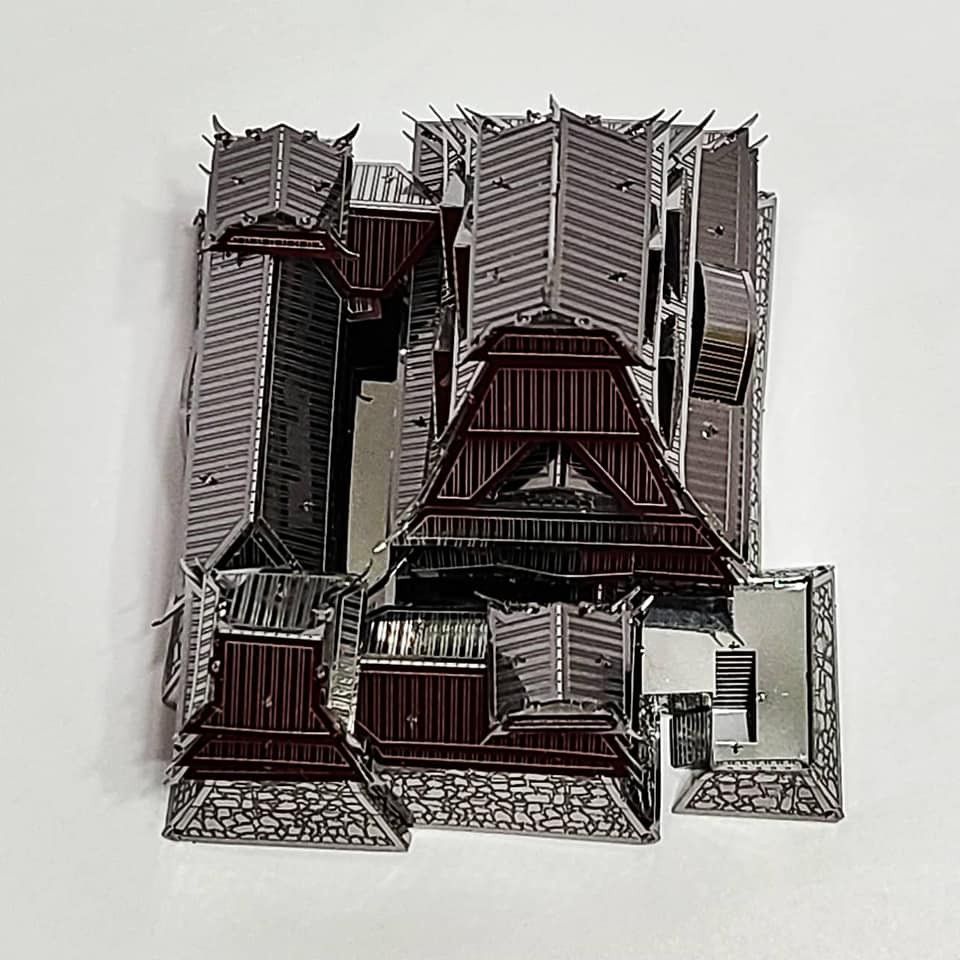  Mô Hình Kim Loại Lắp Ráp 3D Metal Mosaic Lâu Đài Himeji Castle – MP017 