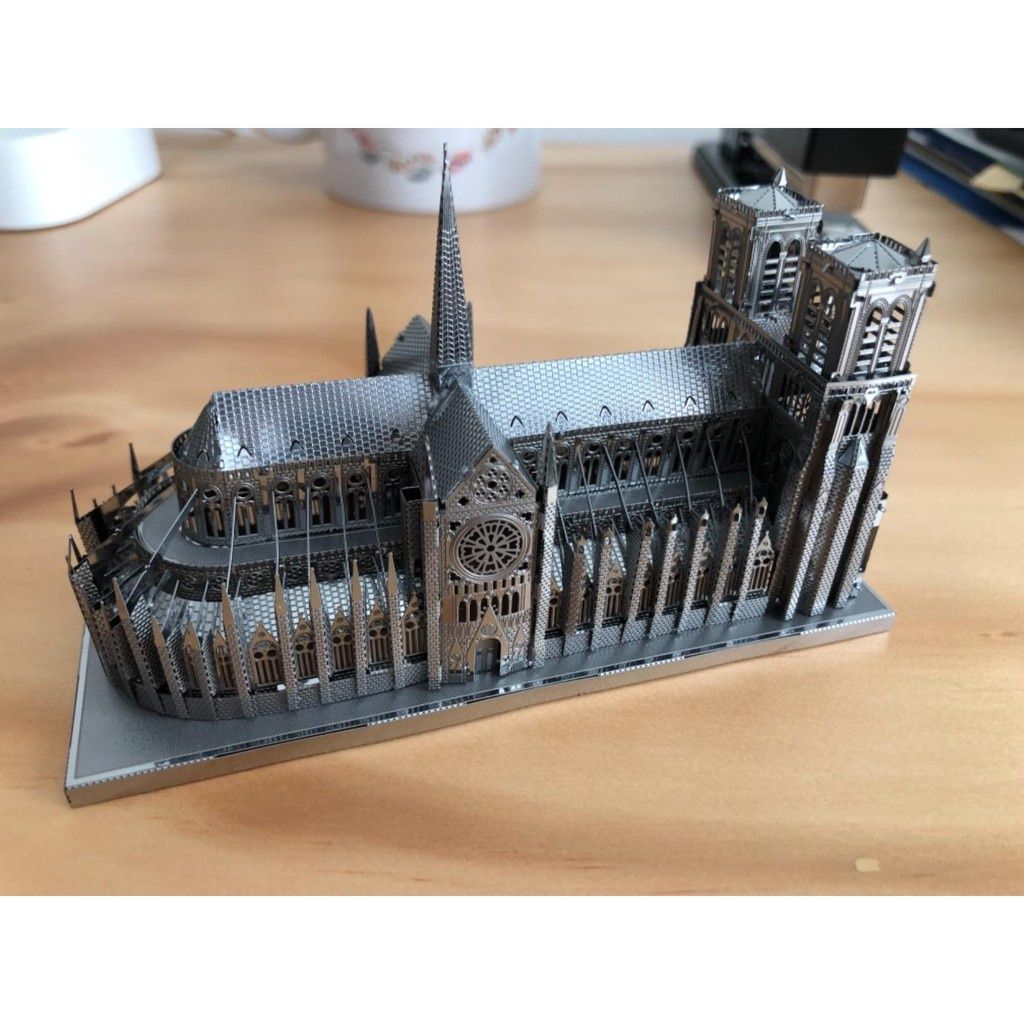  Mô Hình Kim Loại Lắp Ráp 3D Metal Mosaic Nhà Thờ Đức Bà Notre Dame De Paris – MP696 