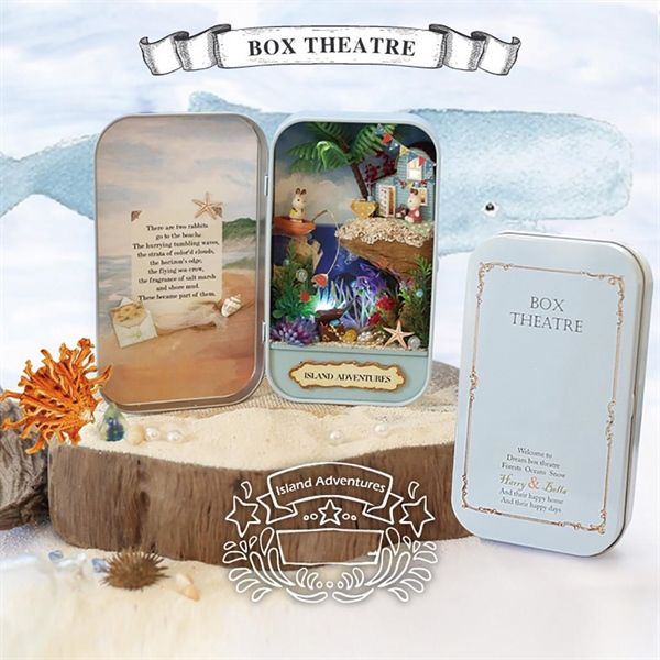  Mô Hình Gỗ 3D Lắp Ráp CUTE ROOM Island Adventures (Box Theatre) – WP191 