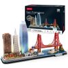 Mô Hình Giấy 3D Lắp Ráp CubicFun San Francisco Cityline L524h (90 mảnh, đèn LED) - PP025