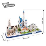  Mô Hình Giấy 3D Lắp Ráp CubicFun Bavaria Cityline MC267h (178 mảnh) - PP032 