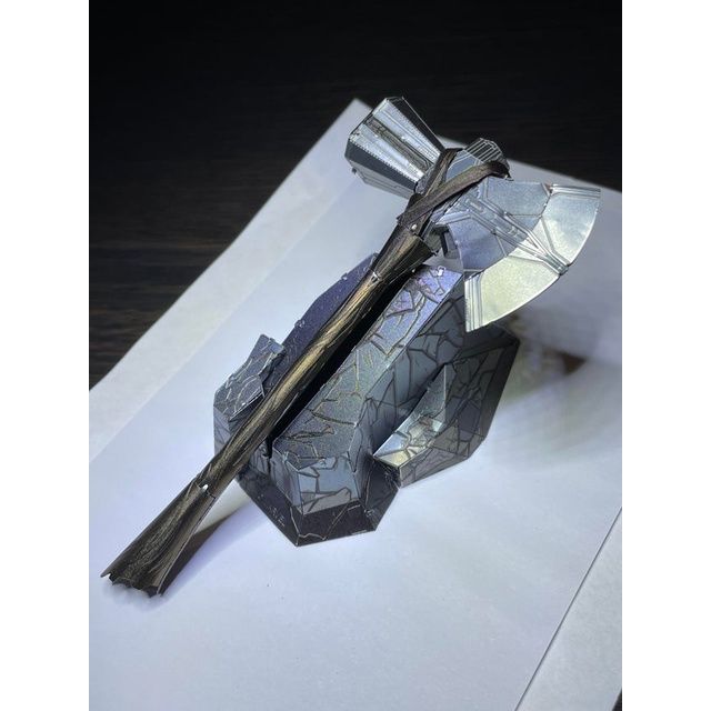  Mô Hình Kim Loại 3D Lắp Ráp Metal Head Marvel Rìu Stormbreaker – MP1049 