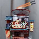  Mô Hình Kim Loại Lắp Ráp 3D MU Tiệm Mì Noodle Shop – MP935 