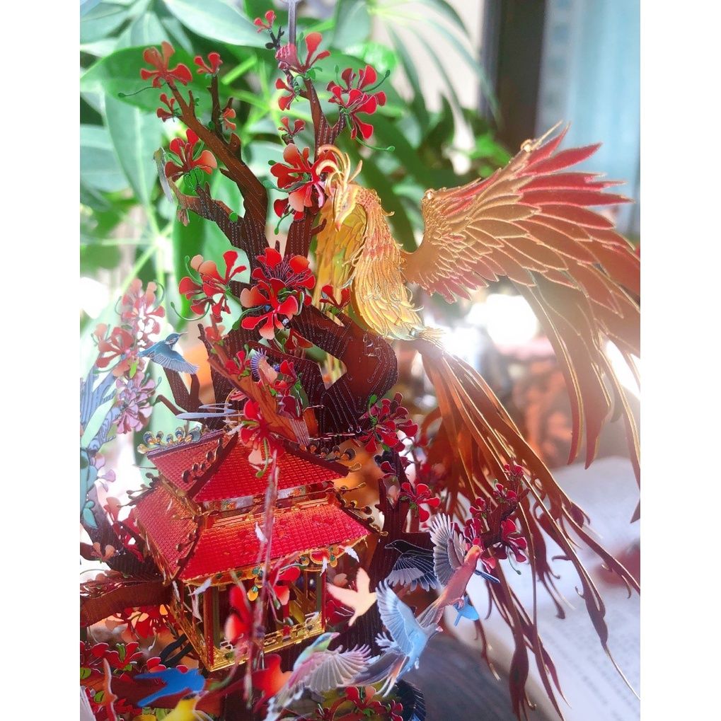  Mô Hình Kim Loại Lắp Ráp 3D MU Bách Điểu Triều Phụng (Birds Pay Homage To The Phoenix) – MP934 