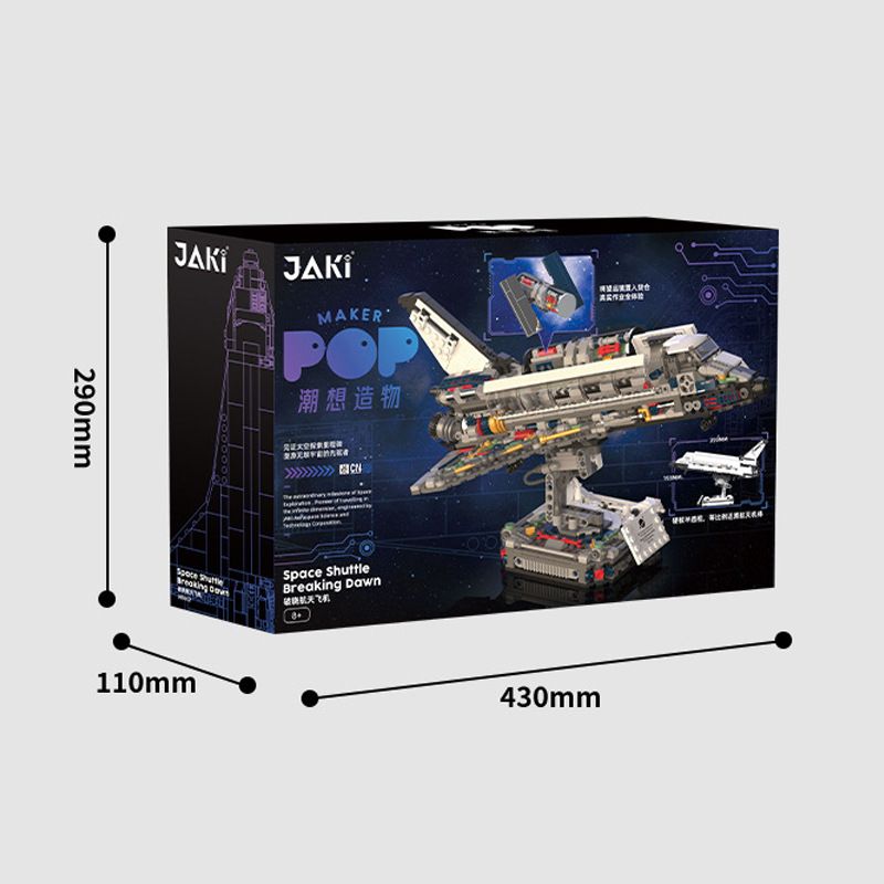  Mô Hình Nhựa 3D Lắp Ráp JAKI Space Shuttle Breaking Dawn JK8502 (820+ mảnh) - LG0168 