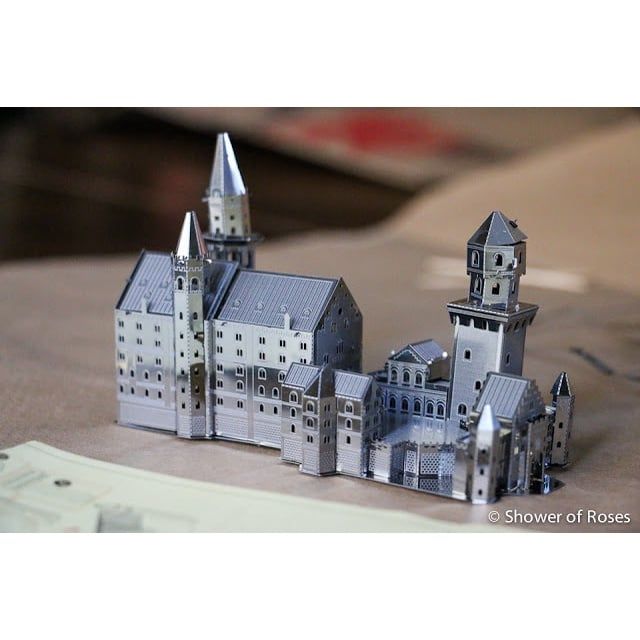  Mô Hình Kim Loại Lắp Ráp 3D Metal Mosaic Lâu Đài Cổ Tích Neuschwanstein Castle – MP961 
