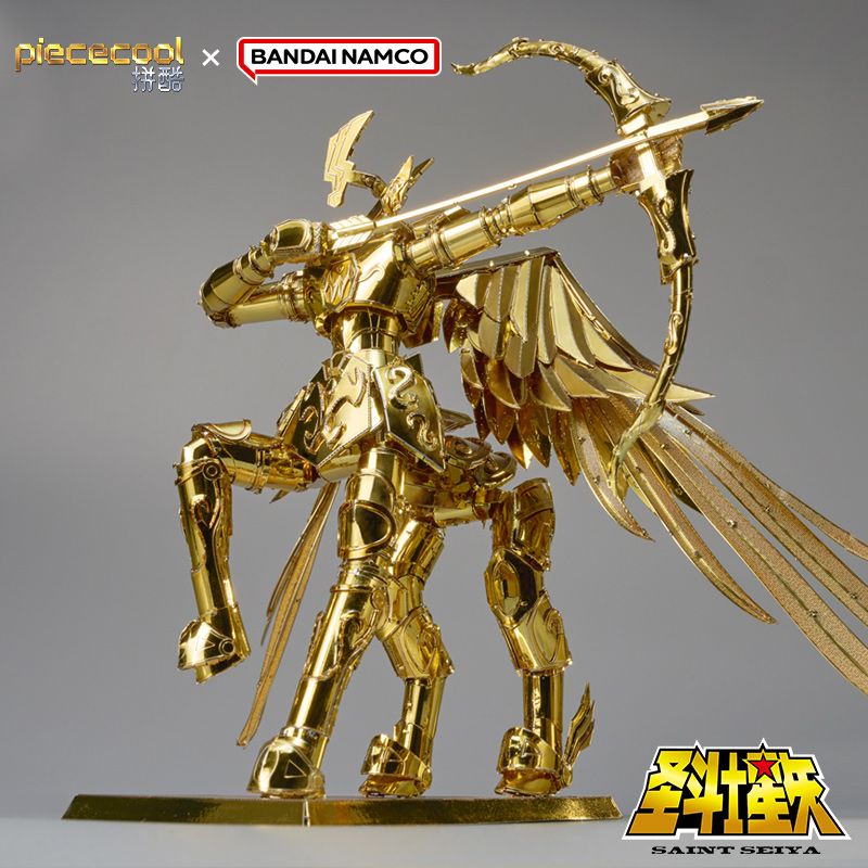  Mô Hình Kim Loại 3D Lắp Ráp Piececool Thánh Y Vàng Saggitarius Cloth (Bandai Namco Saint Seiya) IP076-G - MP1160 