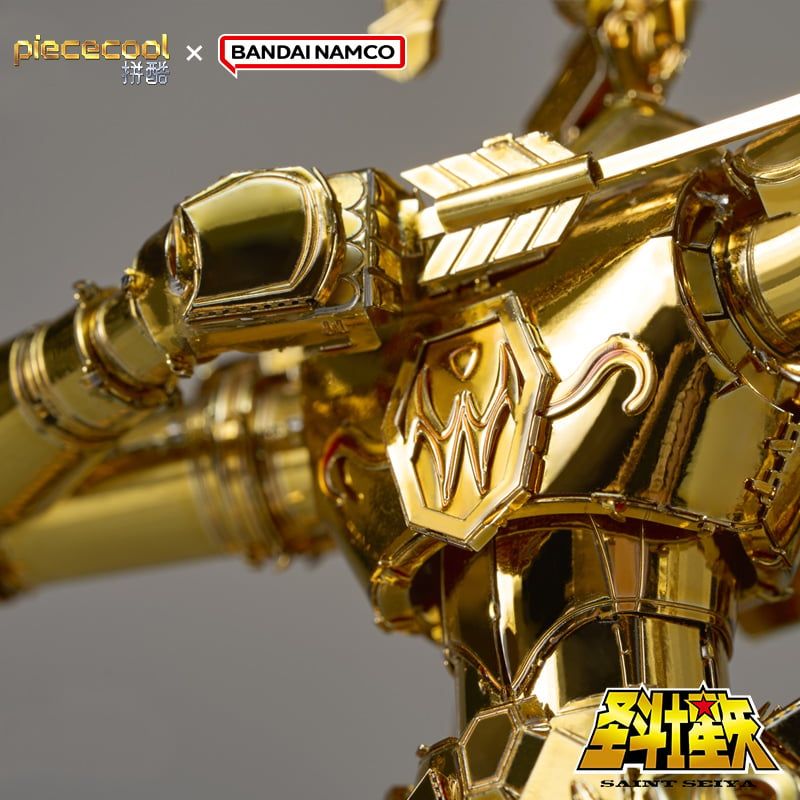  Mô Hình Kim Loại 3D Lắp Ráp Piececool Thánh Y Vàng Saggitarius Cloth (Bandai Namco Saint Seiya) IP076-G - MP1160 