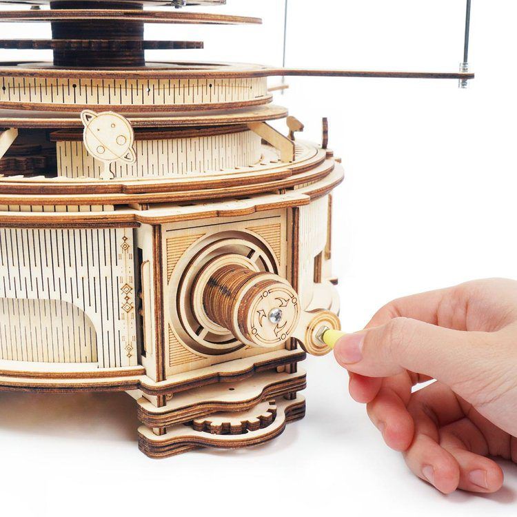  Mô Hình Gỗ 3D Lắp Ráp ROBOTIME ROKR Hành Tinh Hệ Mặt Trời (Mechanical Orrery) ST001 – WP241 