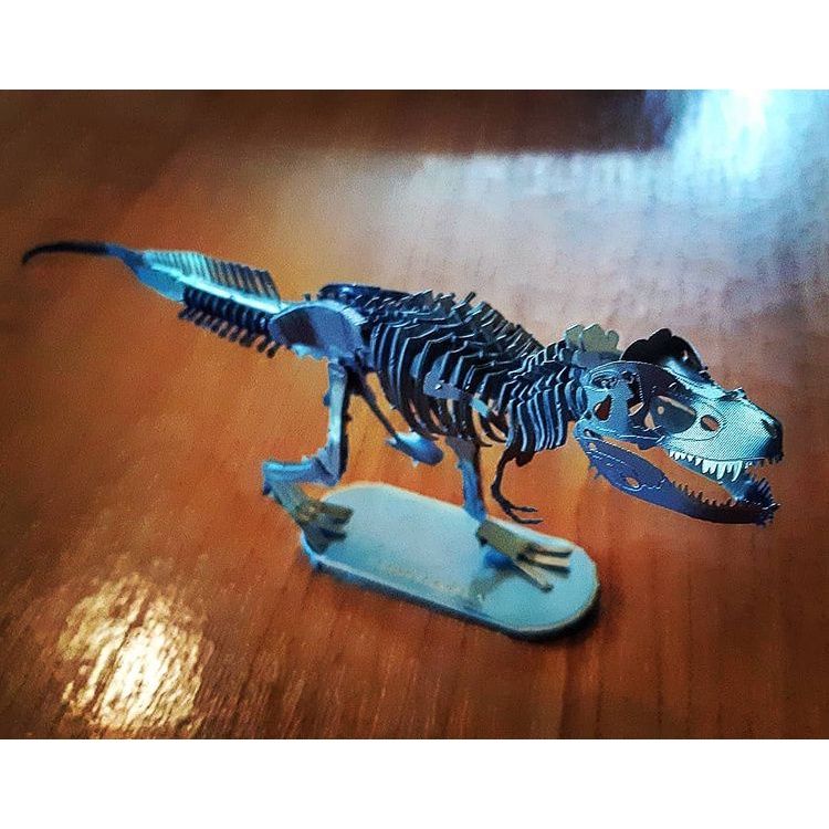  Mô Hình Kim Loại Lắp Ráp 3D Metal Mosaic Bộ Xương Khủng Long Tyrannosaurus Rex Skeleton – MP724 