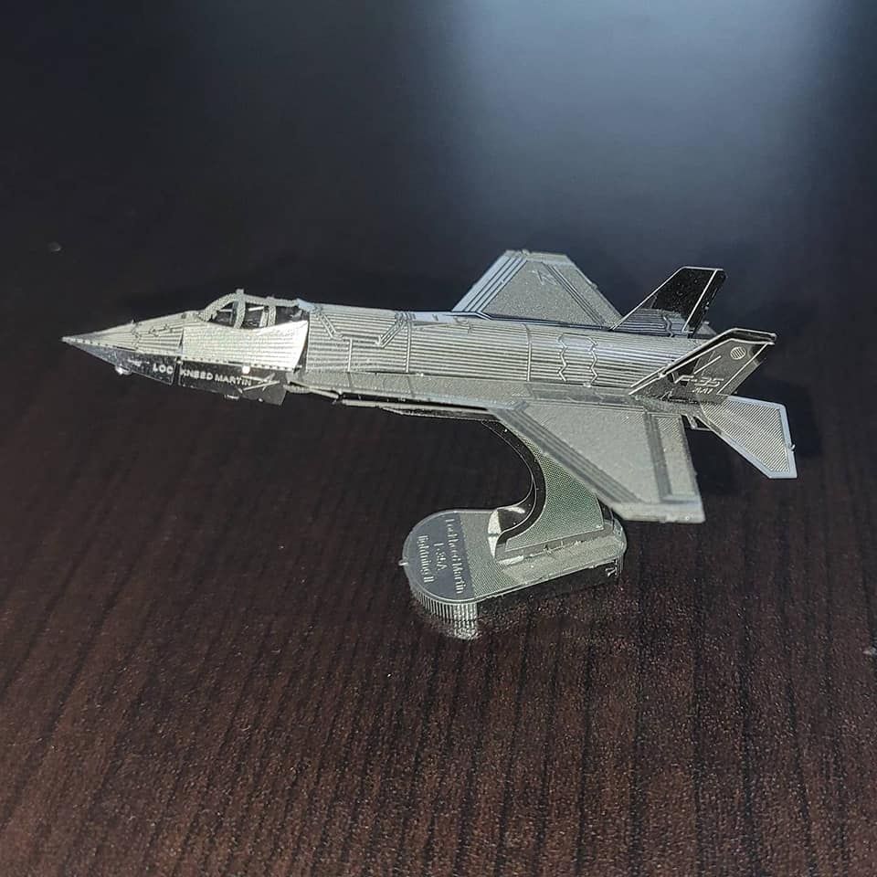  Mô Hình Kim Loại Lắp Ráp 3D Metal Mosaic Tiêm Kích F35 Lightning II – MP892 