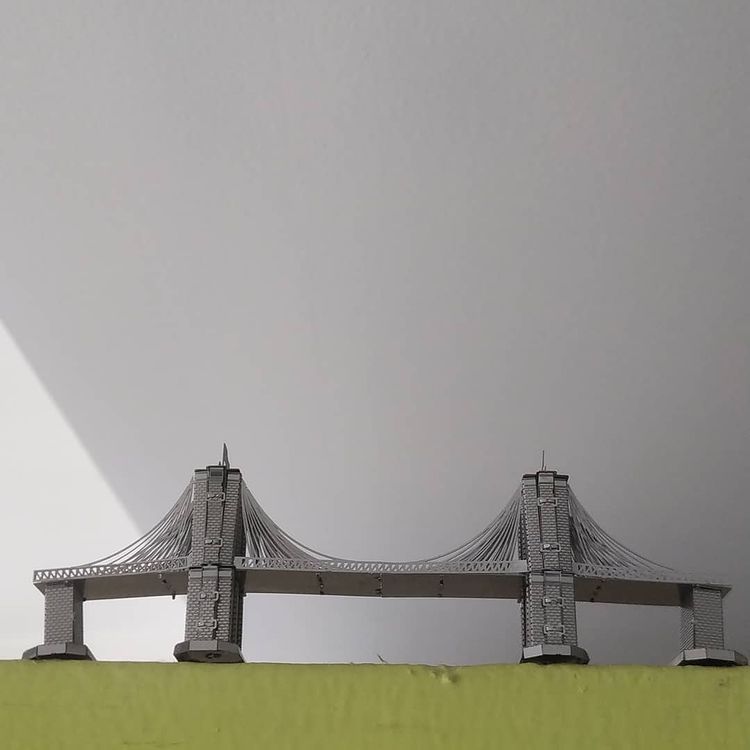  Mô Hình Kim Loại Lắp Ráp 3D Metal Mosaic Cầu Brooklyn – MP893 