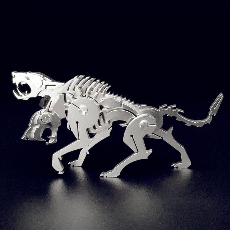  Mô Hình Kim Loại Lắp Ráp 3D Steel Warcraft Chó 3 Đầu Cerberus – SW020 