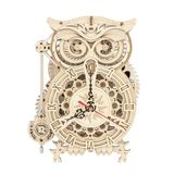  Mô Hình Gỗ 3D Lắp Ráp ROBOTIME Đồng Hồ Con Cú The Owl Clock LK503 – WP145 