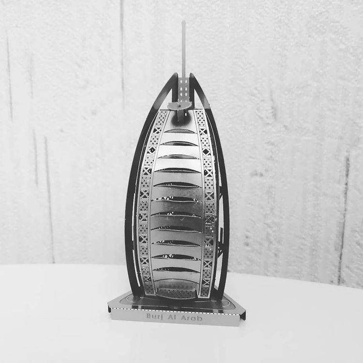  Mô Hình Kim Loại Lắp Ráp 3D Metal Mosaic Burj Al Arab – MP843 