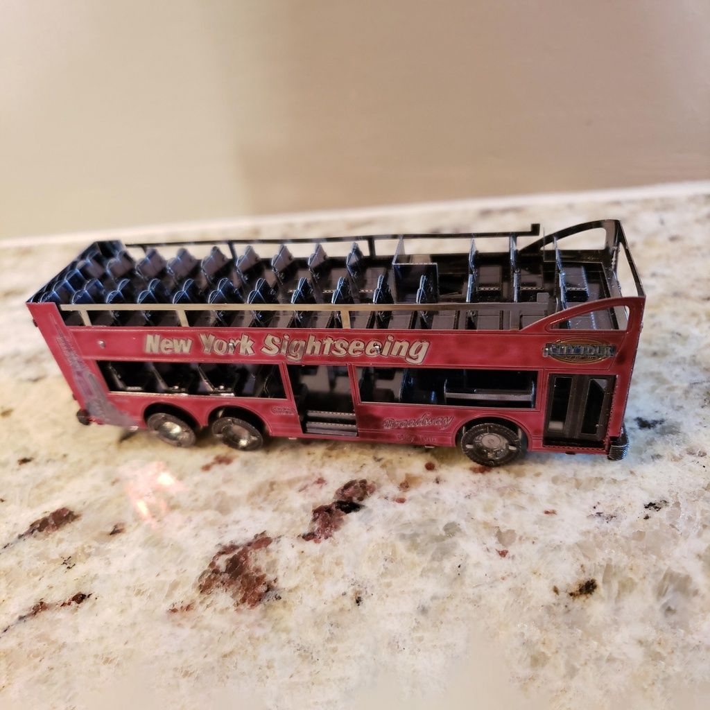  Mô Hình Kim Loại 3D Lắp Ráp Metal Head Xe Buýt Hai Tầng (New York Sightseeing Bus) – MP1105 