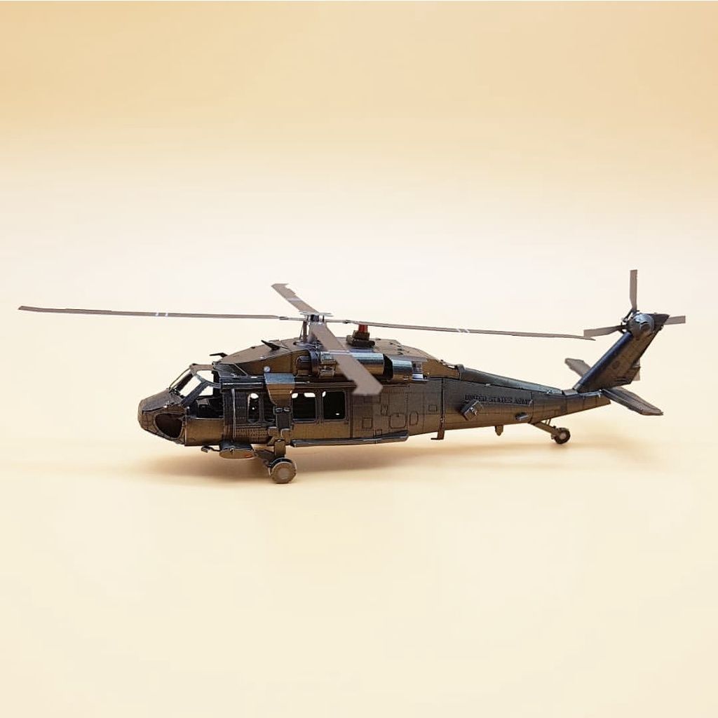  Mô Hình Kim Loại 3D Lắp Ráp Metal Head Trực Thăng Đa Dụng UH-60 Black Hawk – MP1059 