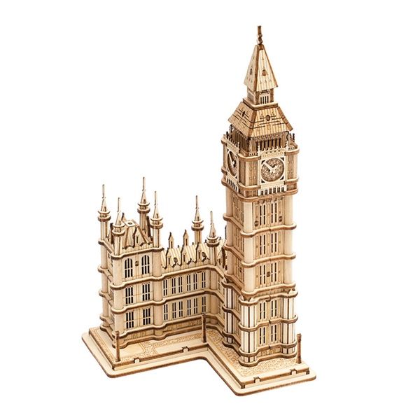  Mô Hình Gỗ 3D Lắp Ráp ROBOTIME Rolife Tháp Đồng Hồ Big Ben (Big Ben Tower) TG507 – WP228 