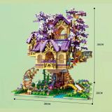  Mô Hình Nhựa 3D Lắp Ráp JUHANG Ngôi Nhà Trên Cây 86011 (Tree House, 2242 mảnh, có đèn LED) – LG0117 