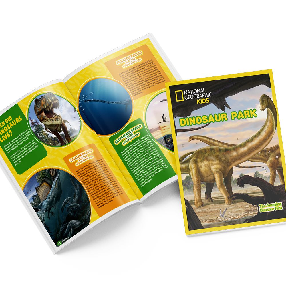  Mô Hình Giấy 3D Lắp Ráp CubicFun Công Viên Khủng Long DS0973h (43 mảnh, National Geographic Dinosaur Park) - PP053 