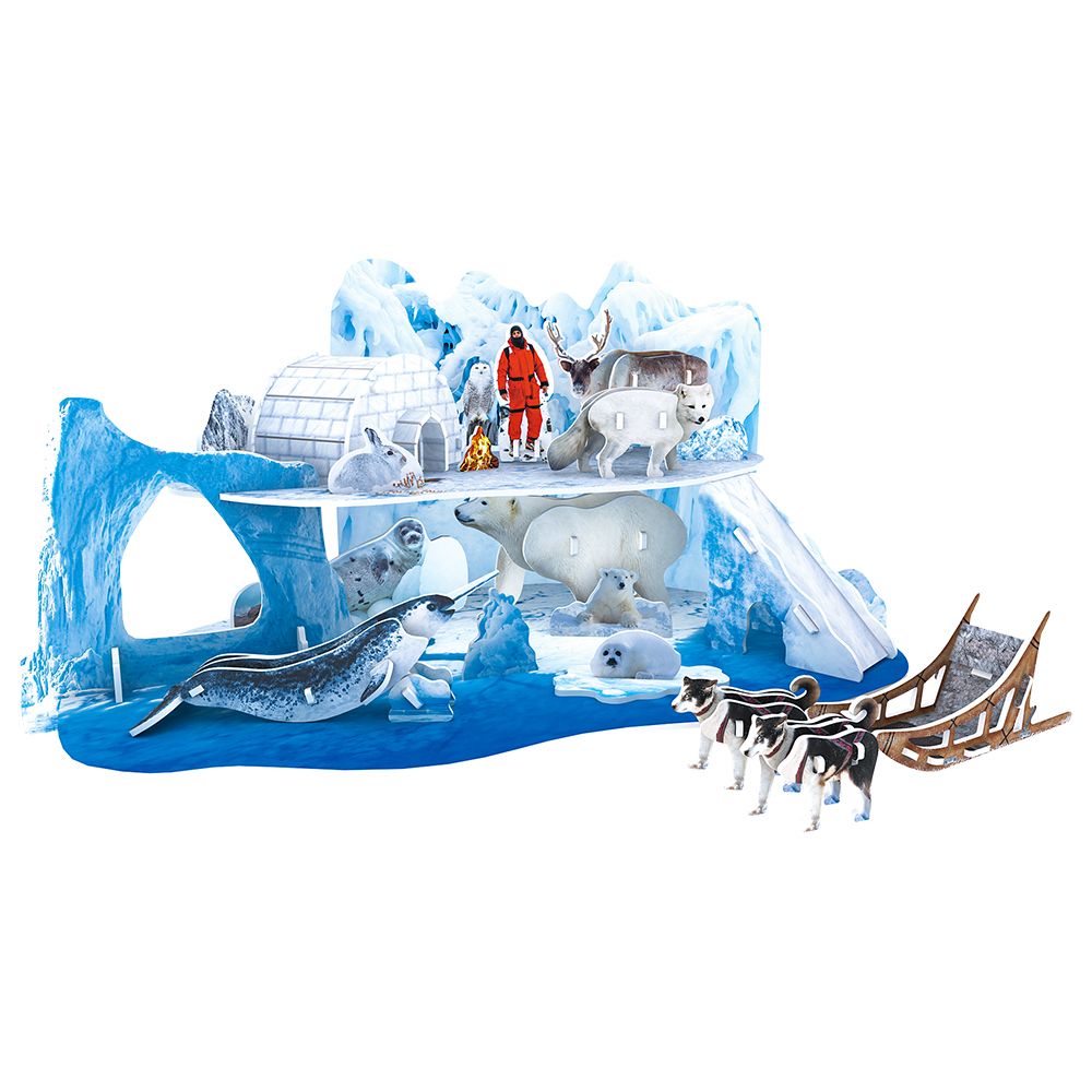  Mô Hình Giấy 3D Lắp Ráp CubicFun Thế Giới Bắc Cực DS0983h (73 mảnh, National Geographic Arctic) - PP056 