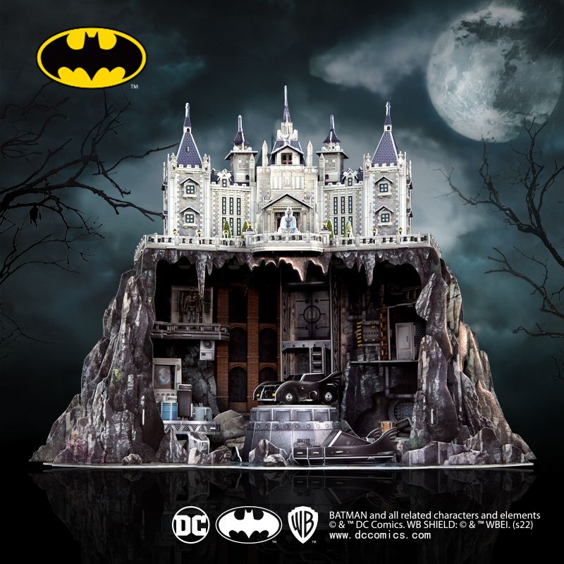  Mô Hình Giấy 3D Lắp Ráp CubicFun Batman Wayne Manor & Batcave DS1022h (187 mảnh) - PP010 