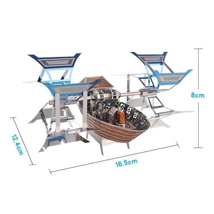  Mô Hình Kim Loại Lắp Ráp 3D Microworld Dynamic Rowing – MP744 