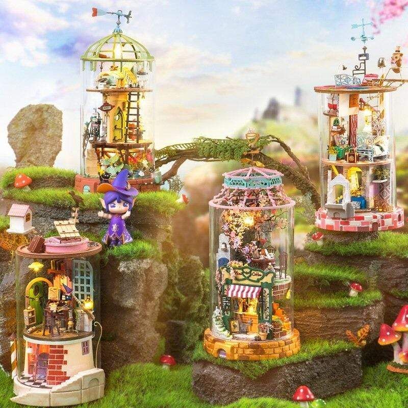  Mô Hình Gỗ 3D Lắp Ráp ROBOTIME Rolife DIY Dollhouse Nhà Tí Hon Căn Phòng Bí Mật (Secluded Neighbour) DS003 – WP215 