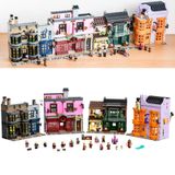  Mô Hình Nhựa 3D Lắp Ráp OEM Harry Potter Hẻm Xéo (5544 mảnh, Lego 75978 Diagon Alley) - LG0149 