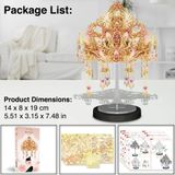  Mô Hình Kim Loại Lắp Ráp 3D Piececool Đào Hoa Quán (154 mảnh, Lovely Flower) P332-GP - MP1205 