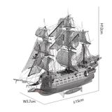 Mô Hình Kim Loại Lắp Ráp 3D Piececool Tàu Người Hà Lan Bay (The Flying Dutchman) HP040-S – MP127 