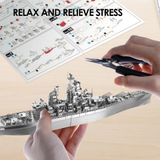  Mô Hình Kim Loại Lắp Ráp 3D Piececool Thiết Giáp Hạm USS Missouri HP096-S – MP369 