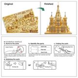  Mô Hình Kim Loại Lắp Ráp 3D Piececool Nhà Thờ Chính Tòa (Saint Basil Cathedral) HP014-G – MP073 