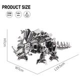  Mô Hình Kim Loại Lắp Ráp 3D Piececool Khủng Long Ba Sừng (Stego The Dinosaur) HP062-S – MP150 