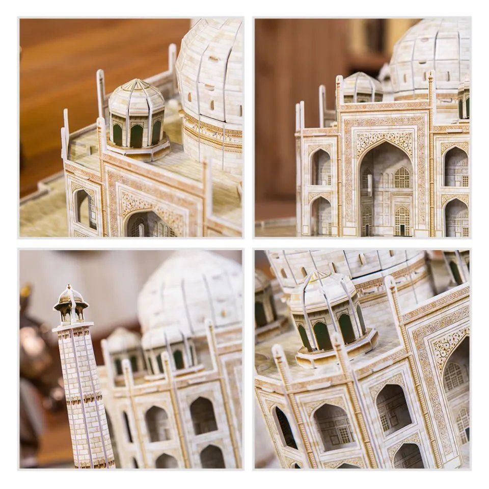  Mô Hình Giấy 3D Lắp Ráp CubicFun Đền Taj Mahal DS0981h (87 mảnh, National Geographic Taj Mahal) - PP060 