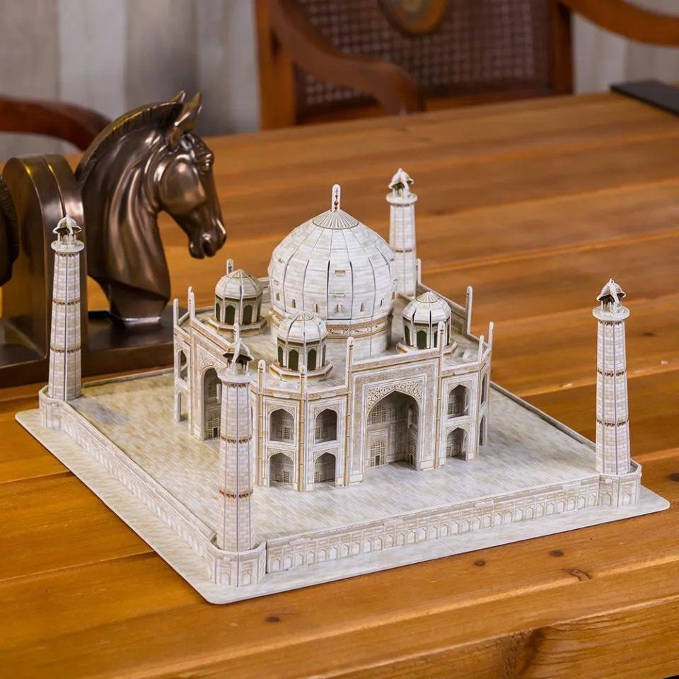  Mô Hình Giấy 3D Lắp Ráp CubicFun Đền Taj Mahal DS0981h (87 mảnh, National Geographic Taj Mahal) - PP060 