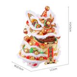  Mô Hình Kim Loại 3D Lắp Ráp Piececool Con Lân (White Dancing Lion) P141-GRN - MP831 