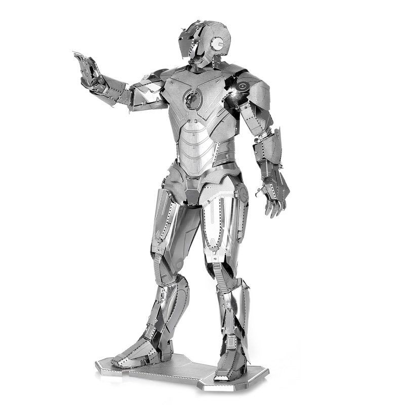  Mô Hình Kim Loại 3D Lắp Ráp Metal Mosaic Marvel Iron Man (Màu Bạc) - MP1053 