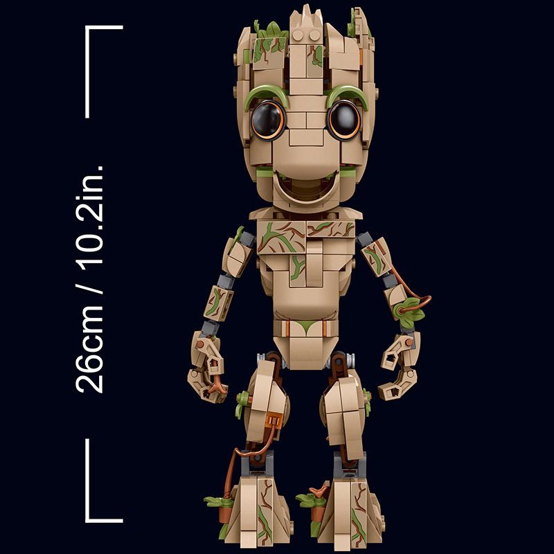  Mô Hình Nhựa 3D Lắp Ráp Marvel Người Cây Groot 2014 (475 mảnh) - LG0046 