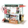 Mô Hình Gỗ 3D Lắp Ráp ROBOTIME DIY Dollhouse Nhà Tí Hon Sweets Station DGM06 – WP046