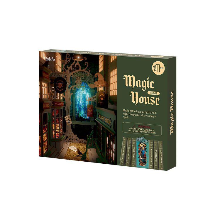  Mô Hình Gỗ 3D Lắp Ráp ROBOTIME ROLIFE Quyển Sách Magic House TGB03 - WP255 
