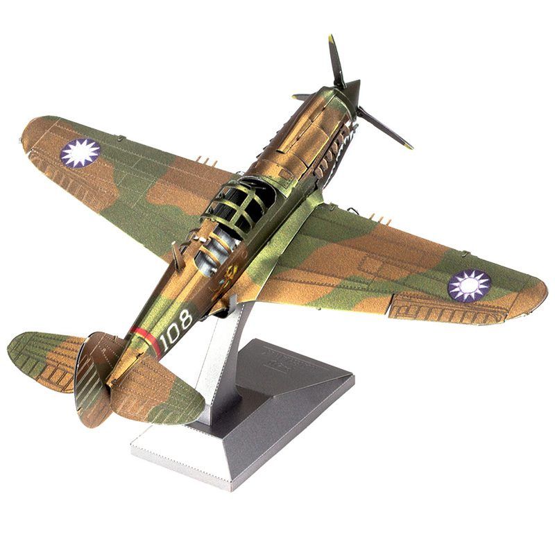  Mô Hình Kim Loại 3D Lắp Ráp Metal Head Máy Bay Tiêm Kích P-40 Warhawk – MP1058 