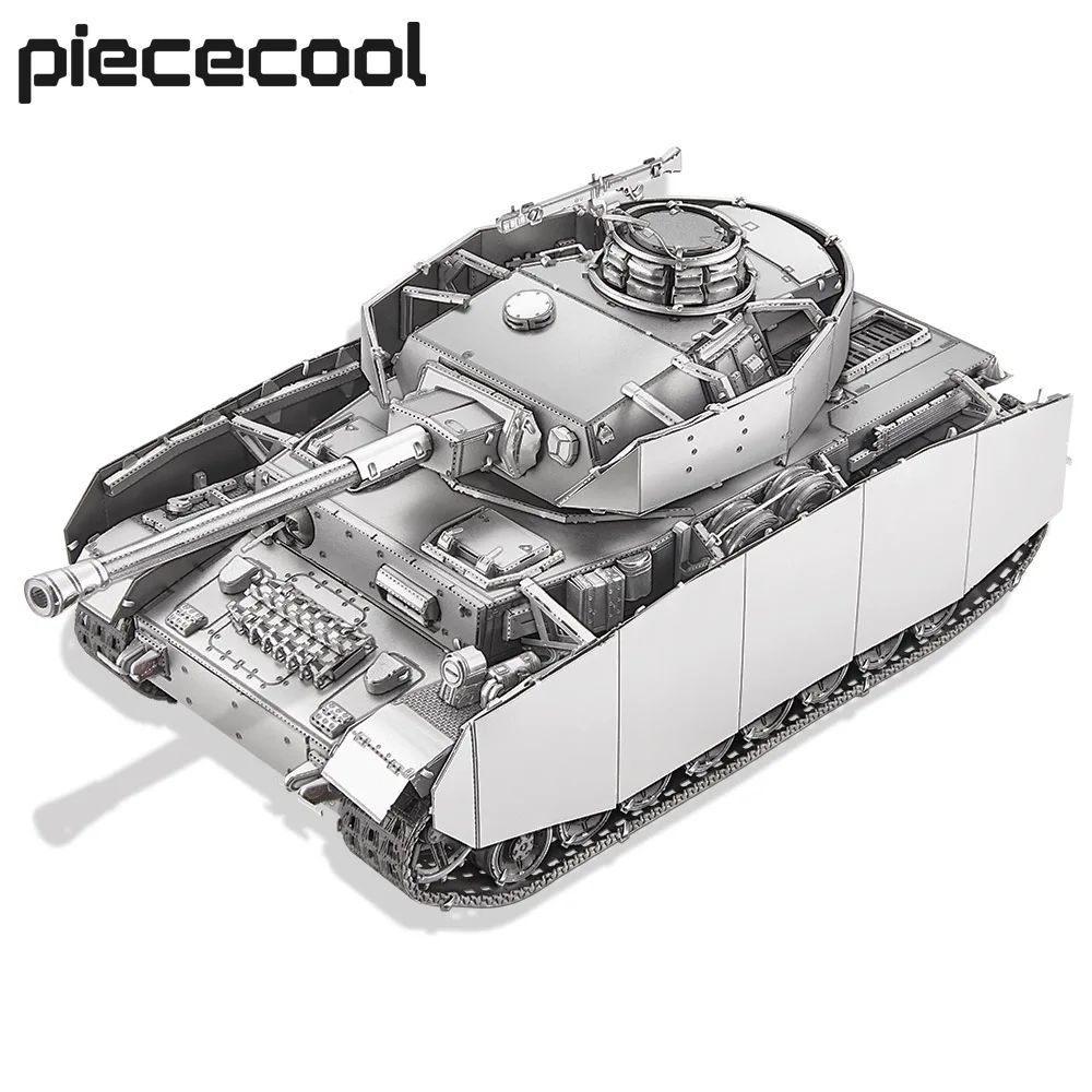  Mô Hình Kim Loại 3D Lắp Ráp Piececool Xe Tăng Panzer IV Ausf.H (433 mảnh) 1:48 HP340-SK - MP1216 